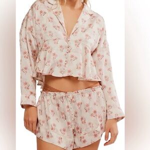 New Free people beauty sleep pajama set